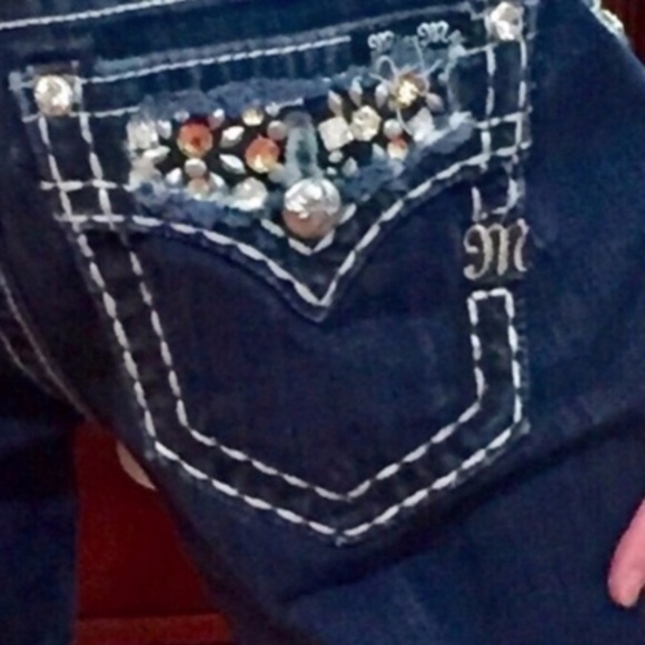 Miss Me Chunky Bling Capri